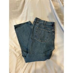 Generic Relaxed Fit Blue Jeans, Men's 36x30
